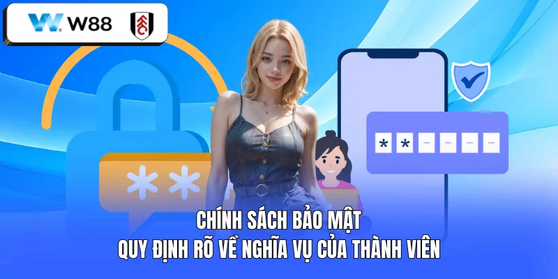 Chính sách bảo mật quy định rõ về nghĩa vụ của thành viên